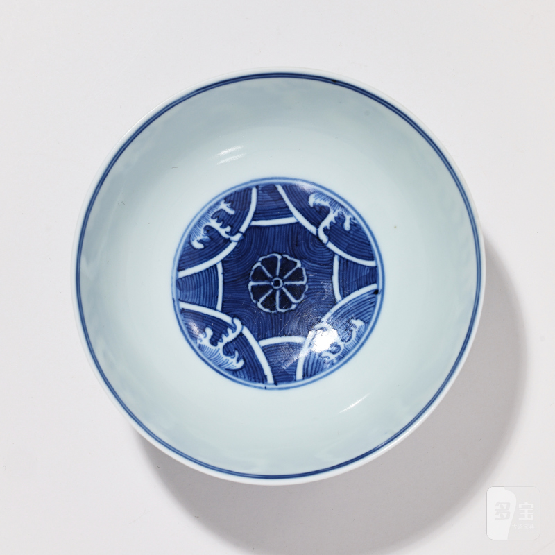 清光绪 青花龙纹碗 - 图5